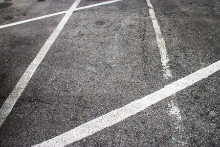 texture on the road, detail view of road