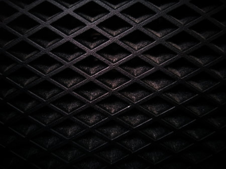 Dark black Geometric grid background Modern dark abstract vector texture backdropの写真素材