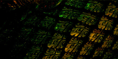 Pattern  of serpent king of naga scales or fish scales.