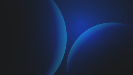 Three dimensional  dark blue circle backgroundのイラスト素材
