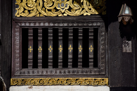 Temple windowの写真素材