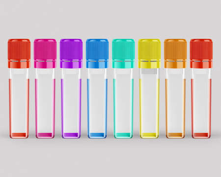 Medical vaccine bottle for injection isolated background covid-19 sars-cov2の写真素材