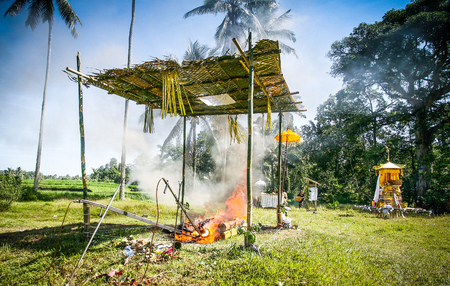 Ngaben - Balinese Ceremonyのeditorial素材