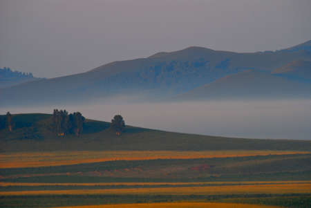 Beauty grassland sceneryの写真素材