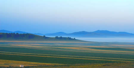 Beauty grassland sceneryの写真素材