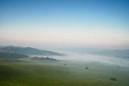 Bashang beautiful grassland in Chinaの写真素材