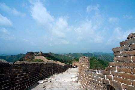 Jinshanling Great Wall of Chinaの写真素材