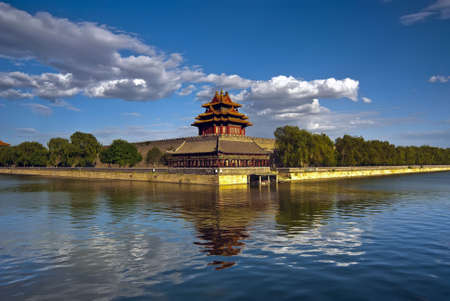 Beijing 600-year-old buildings - Palace turretの写真素材