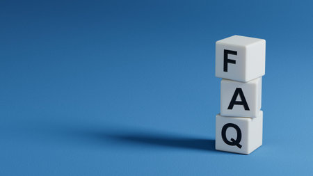 faq word written on wooden elements with copy space.close up of wooden elements,Business Concept.3D...