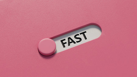 The acronym FAST is used as mnemonic to help a person having a stroke. FAST stands for facial drooping, arm weakness, speech difficulties and time to call emergency services.の写真素材