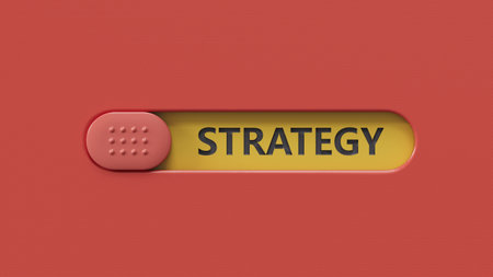 Personal development and career growth concept, slide switch spelling with career promotion icon and...