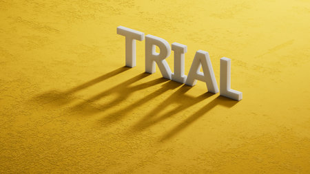 word cube on wood background.close up of shadow of 3d characters.の写真素材