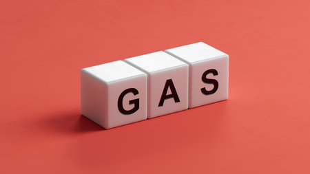 that the price for gas is changing the trend and goes up instead of down (or vice versa).3D...