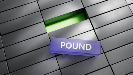 metal blocks with business word.close up of metal blocks,Business Concept.3D rendering.