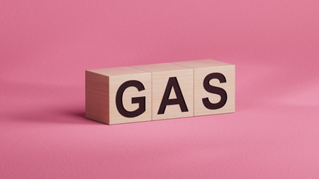 that the price for gas is changing the trend and goes up instead of down (or vice versa).3D...