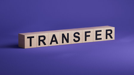 3D illustration of wooden cubes. Close up of wooden cubes, 3D rendering.の写真素材