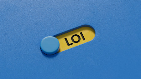 slide switch with text. Financial, marketing.close up of slide switch,Business Concept.3D rendering...