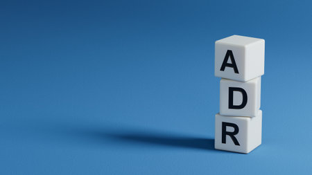 3D rendering on blue background.の写真素材