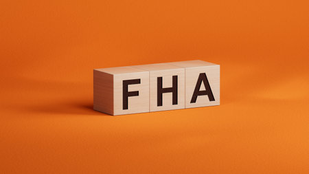 faq word written on wooden cubes with copy space.close up of wooden cubes,Business Concept.3D rendering on orange background.の写真素材