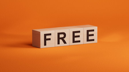 Time, word cube with white background.close up of wooden cubes,Business Concept.3D rendering on orange background.の写真素材