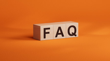 the word FHA is written on wooden cubes. close up of wooden cubes,Business Concept.3D rendering on orange background.の写真素材