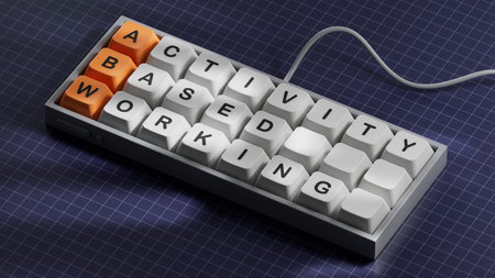 On a wood board, wooden word cubes are arranged in the letters ABW. It is an abbreviation for...