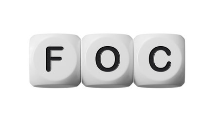 FOC - Business Acronym of Free of charge.Supports PNG files with transparent backgrounds.の写真素材