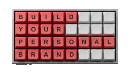 Build your personal symbol. Concept words Build your personal on Computer keyboard keys.Business and...
