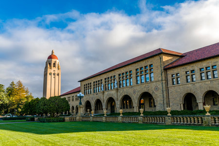 Stanford University view, shoot in 2019のeditorial素材