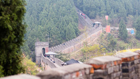 the Great Wall of Chinaのeditorial素材