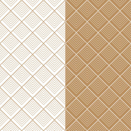 Chinese classical fish scale geometric shading textureのイラスト素材