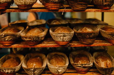 Baking bread.の写真素材