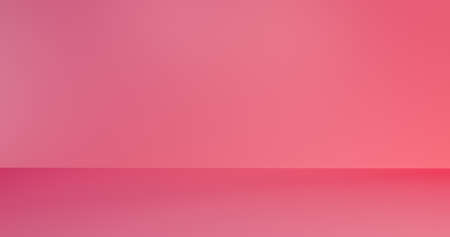 3d image, 3d studio, colorful abstract background, room template with empty space, red and orange walls and floor, mockupの写真素材