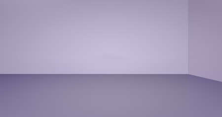 3d image, 3d studio, colorful abstract background, blue, gray walls and floor, room template with empty space, 3d mockupの写真素材