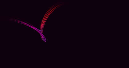 purple background with smooth lines, abstract dark background. LED background with soft focus, template, copy space bannerの写真素材