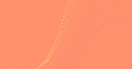 Abstract pink background with dynamic 3d lines. pink and brown lines on a blue background. geometric...