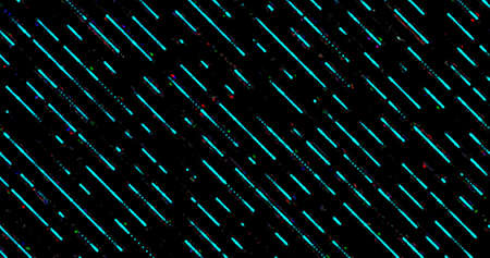 Abstract tech blue background with dynamic 3d lines. geometric background, copy space.の写真素材