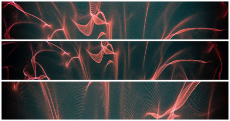 red and black abstract colorful background. with smooth 3D lines of fire. Templates for postcards...
