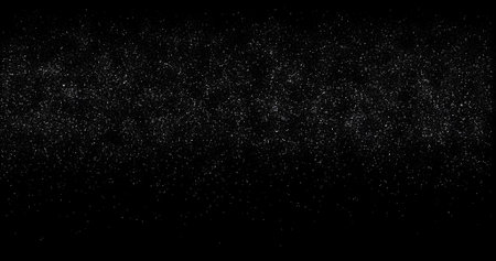 White snowflakes on black background winter, snowflake, precipitation snow, editing with blend mode. motion Graphics,の写真素材