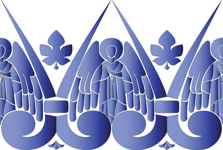 Angels Patternのイラスト素材