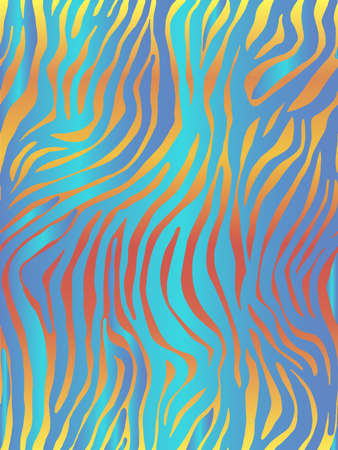 Vector animal print. Zebra ornament. Seamless pattern. Style backgroundのイラスト素材