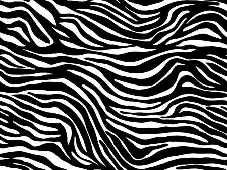 Vector animal print. Zebra ornament. Seamless pattern. Style backgroundのイラスト素材
