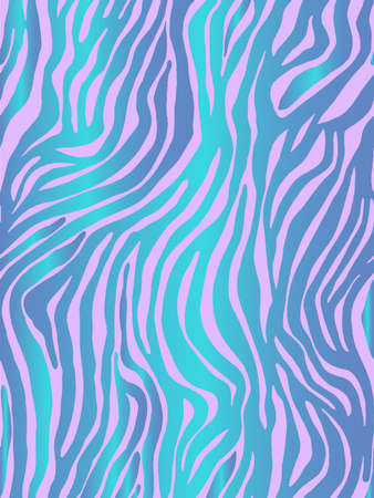 Vector animal print. Zebra ornament. Seamless pattern. Style backgroundのイラスト素材