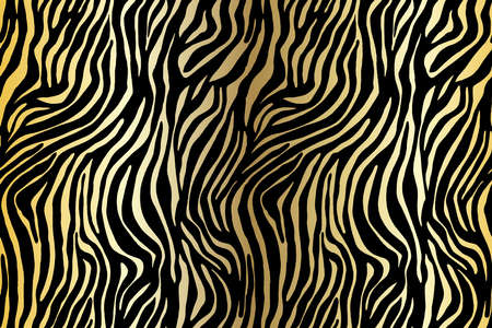 Vector animal print. Zebra ornament. Seamless pattern. Style backgroundのイラスト素材