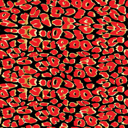 Seamless pattern wild animal skin of gepard, leopard, cheetah. Seamless fashion patternのイラスト素材