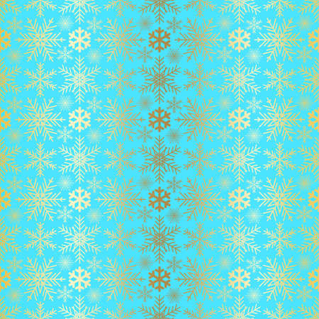 Christmas Snowflakes winter seamless pattern.のイラスト素材
