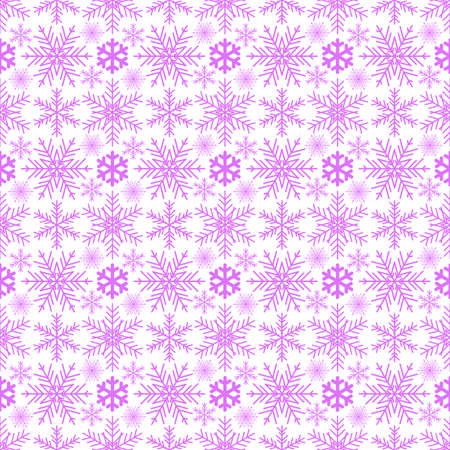 Christmas Snowflakes winter seamless pattern.の写真素材