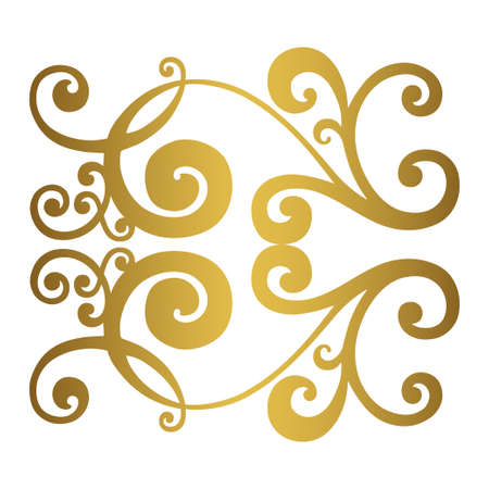 Retro pattern antique style acanthus. Ornamental border. Vintage baroque ornament.のイラスト素材
