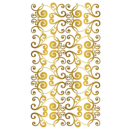 Retro pattern antique style acanthus. Ornamental border. Vintage baroque ornament.のイラスト素材