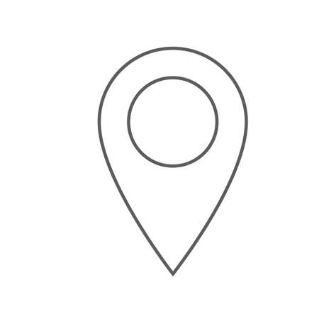 Map pins sign location icon. Vector  mark symbol